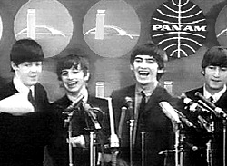 The Beatles meet the U.S. press